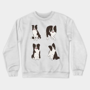 border collie pack Crewneck Sweatshirt